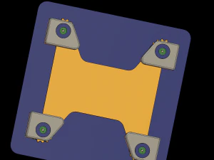 ajuste de placa de construcci&oacute;n para impresora 3d modelo de impresi&oacute;n 3d Modelo de impresión 3D