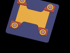 ajuste de placa de construcci&oacute;n para impresora 3d modelo de impresi&oacute;n 3d Modelo de impresión 3D