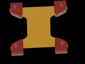 ajuste de placa de construcci&oacute;n para impresora 3d modelo de impresi&oacute;n 3d Modelo de impresión 3D