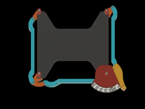 3डी प्रिंटर 3डी प्रिंट मॉडल के लिए एडजस्टेबल बिल्ड प्लेट 3D प्रिंट मॉडल