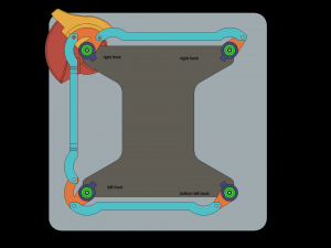 adjustable build plate for 3d printer 3d print model 3D Print Model