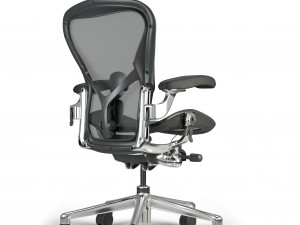herman miller - aeron office chair 3D मॉडल
