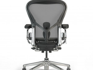 herman miller - aeron office chair 3D मॉडल