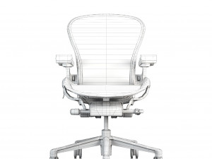 herman miller - aeron office chair 3D मॉडल