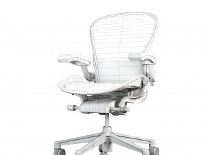 herman miller - aeron office chair 3D मॉडल