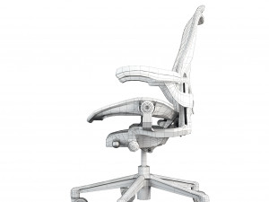 herman miller - aeron office chair 3D मॉडल