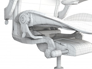 herman miller - aeron office chair 3D मॉडल