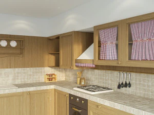 mountain kitchen calasella 3D Model