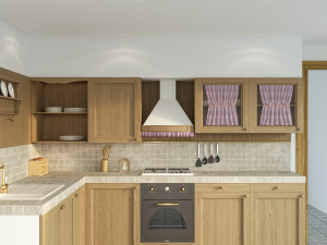 mountain kitchen calasella Modelo 3D