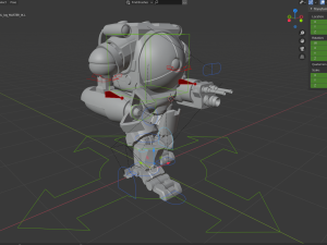 sci-fi assault eye robot 3D Model