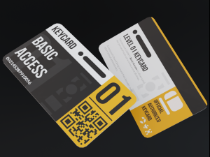 low-poly keycard 3D Model