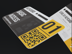 low-poly keycard Model 3D