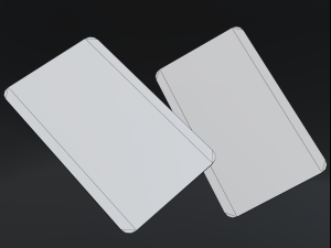 low-poly keycard Model 3D