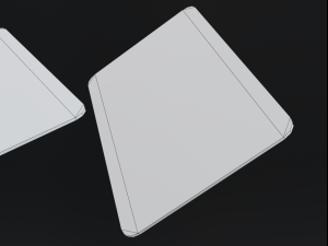 low-poly keycard Model 3D