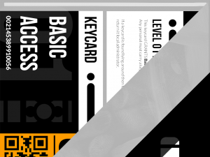 low-poly keycard Model 3D