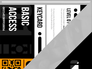 low-poly keycard 3D Model