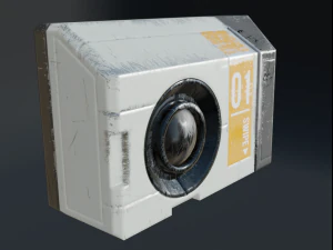 sci-fi keycard and scanner for doors 3D Model