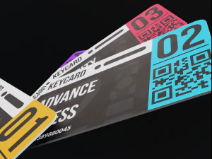 sci-fi keycard and scanner for doors 3D Model