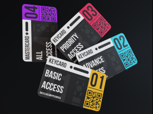sci-fi keycard and scanner for doors Modèle 3D
