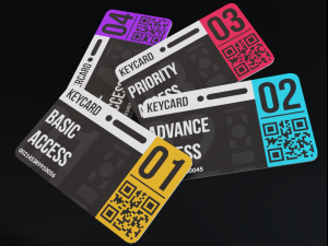 sci-fi keycard and scanner for doors Modèle 3D