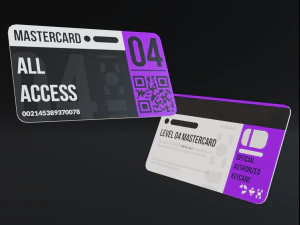sci-fi keycard and scanner for doors 3D Model
