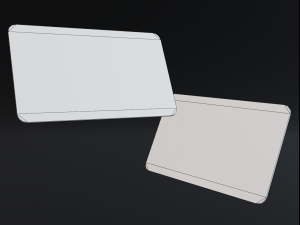 sci-fi keycard and scanner for doors Modèle 3D