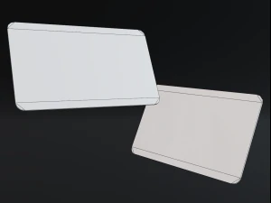 sci-fi keycard and scanner for doors 3D Model