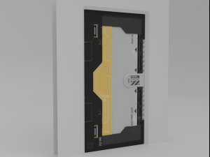 sci-fi slider door 3D Model