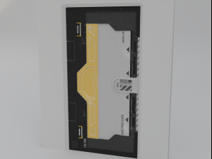 sci-fi slider door 3D Model