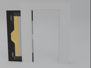 sci-fi slider door 3D Model