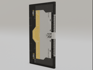 sci-fi slider door 3D Model