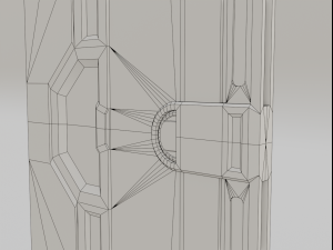 sci-fi slider door 3D Model