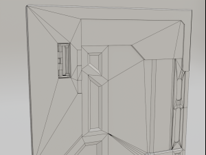 sci-fi slider door 3D Model