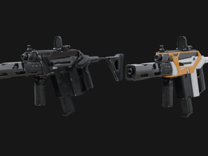 Assault Robot Rigged 3D Model