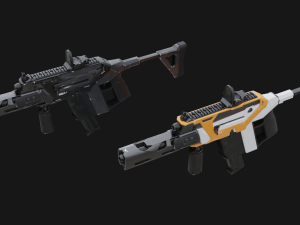 Assault Robot Rigged 3D Model