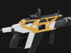 Assault Robot Rigged 3D Model