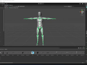 Assault Robot Rigged 3D Model