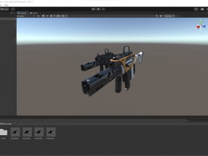 Assault Robot Rigged 3D Model