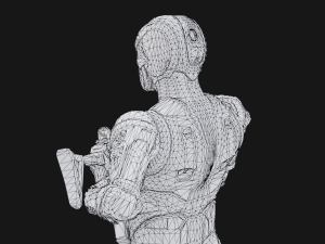 Assault Robot Rigged 3D Model