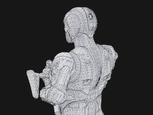 Assault Robot Rigged 3D Model