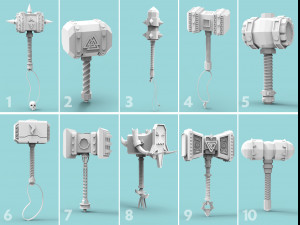 hammers Modello 3D