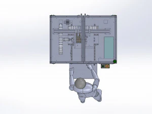 battery resistance welding machine 3D Model