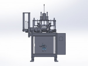high speed mask earloop welding machine all servo motor 3D Model