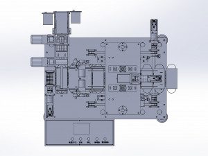 high speed mask earloop welding machine all servo motor 3D Model