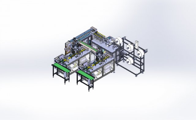 full automatic dental mask making machine Model 3D .c4d .max .obj .3ds .fbx .stl .blend 