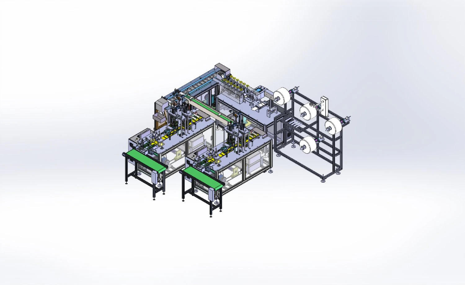 full automatic dental mask making machine 3D Model .c4d .max .obj .3ds .fbx .stl .blend 