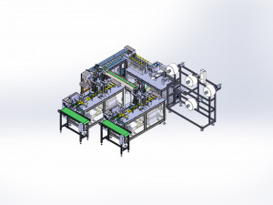 full automatic dental mask making machine Model 3D