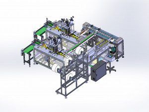full automatic dental mask making machine Model 3D