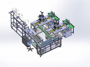 full automatic dental mask making machine Model 3D