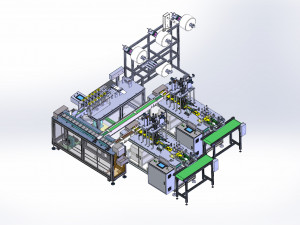 full automatic dental mask making machine Model 3D